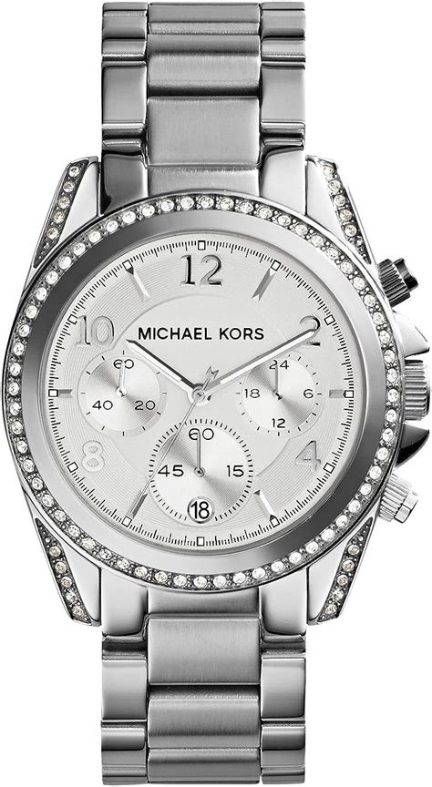 michael kors watches ladies silver blair watch|michael kors silver watches.